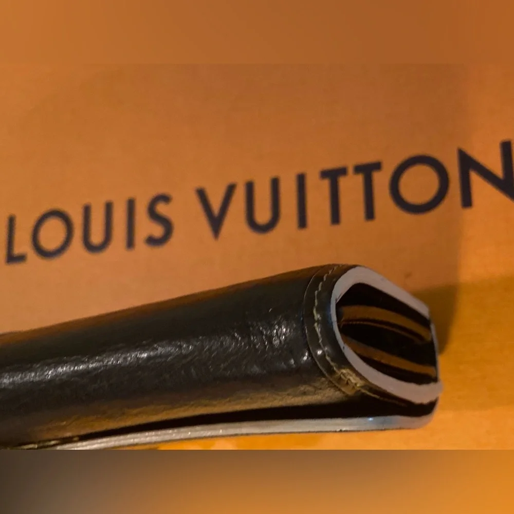 🔥FIRM PRICE ~ Louis Vuitton ~ Suhali Black Leather Long Wallet ~ COA ~ TH2088 - Picture 14 of 16